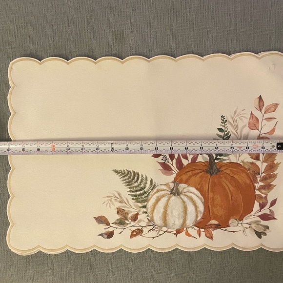 Fall Pumpkin Placemat holiday Placemats-3 in set - Picture 8 of 9